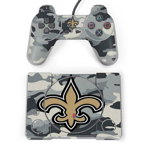 NFL New Orleans Saints Camo PlayStation Classic Bundle Skin
